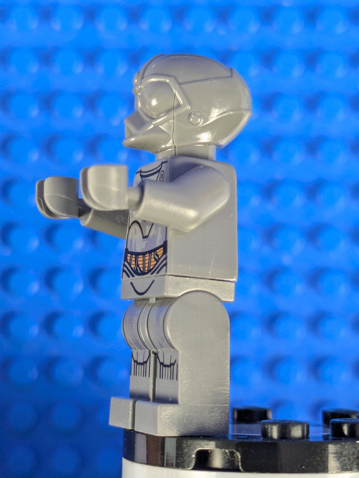 Lego Star Wars: RA-7 Protocol Droid (Dark Bluish Gray) sw0573 Set 75051