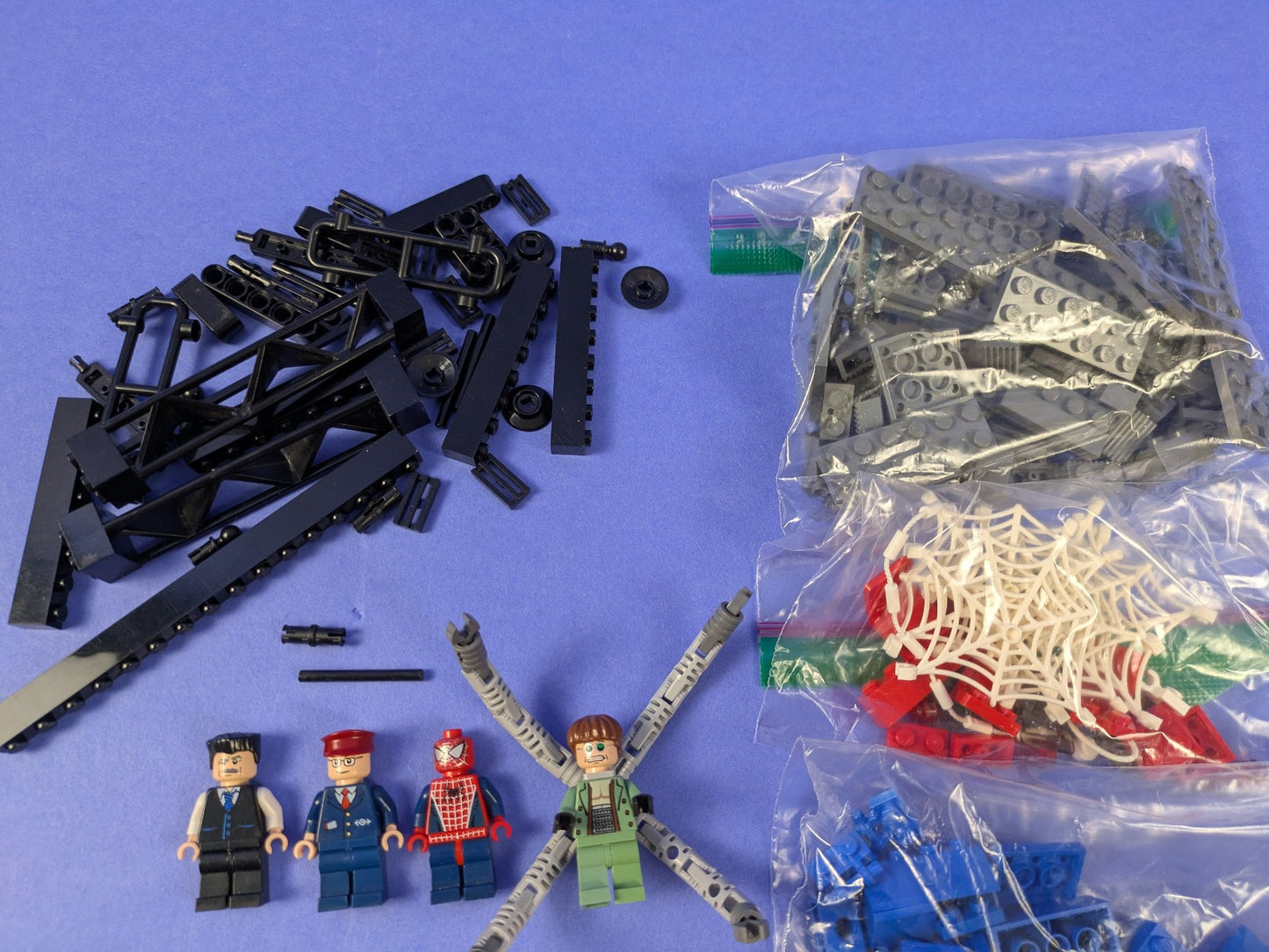 LEGO Spider-Man Spider-Man's Train Rescue 4855 Complete Set Pre-Owned