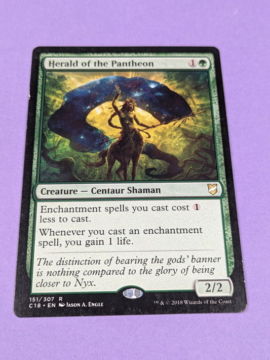 MTG Magic: Commander 2018: Herald of the Pantheon #151/307 Rare - LP