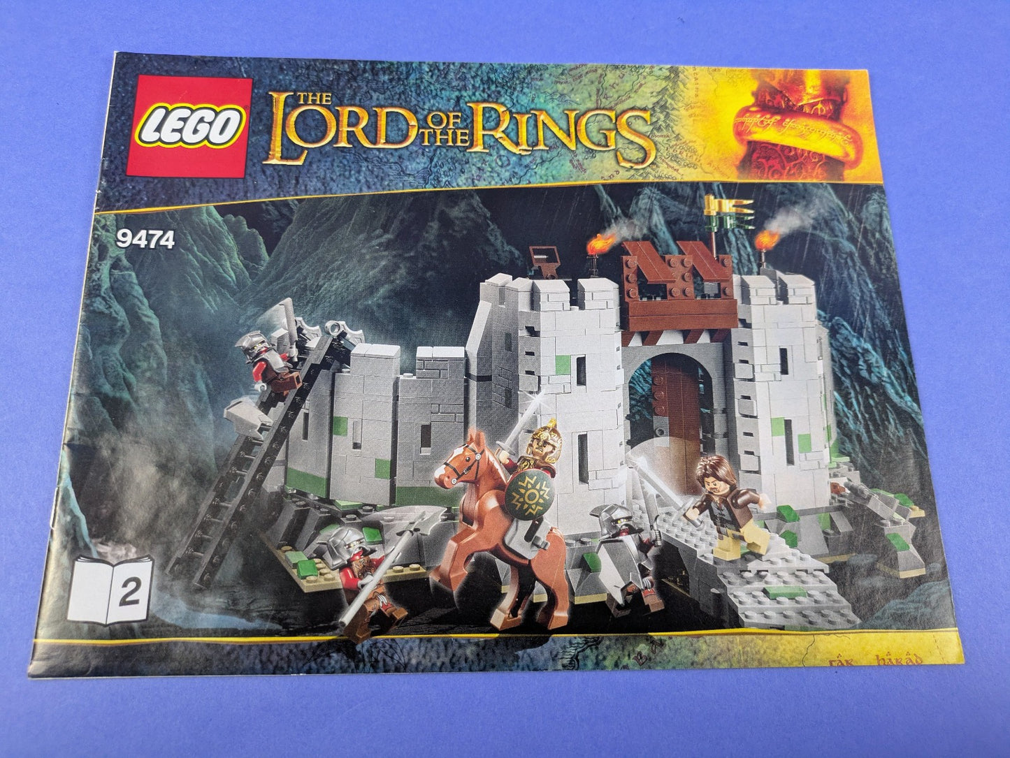 LEGO The Hobbit The Lord of the Rings The Battle of Helm's Deep 9474 Pre-Owned