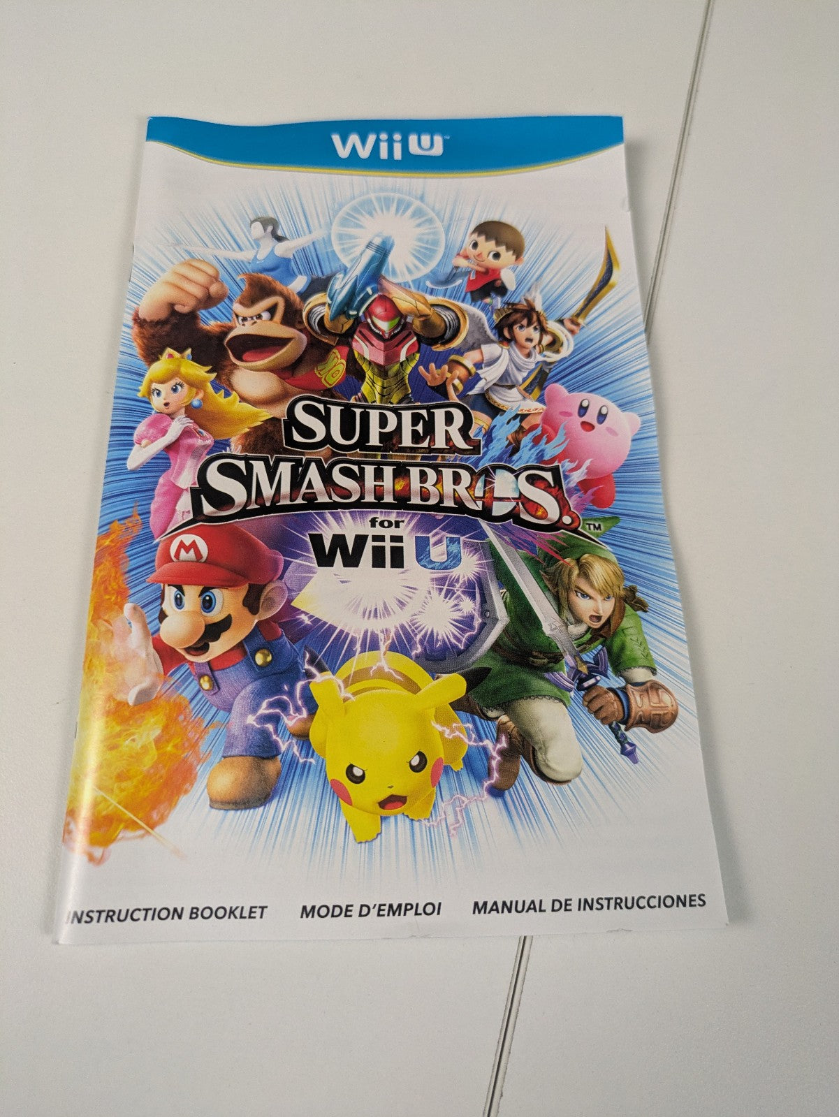 Super Smash Bros. for Wii U (Nintendo Wii U, 2014) CIB