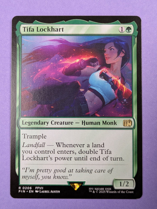 MTG Magic: FINAL FANTASY: Tifa Lockhart #0206 Rare - NM