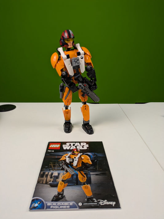 Lego Star Wars: Buildable Figures: Poe Dameron Set 75115 w/ Instructions