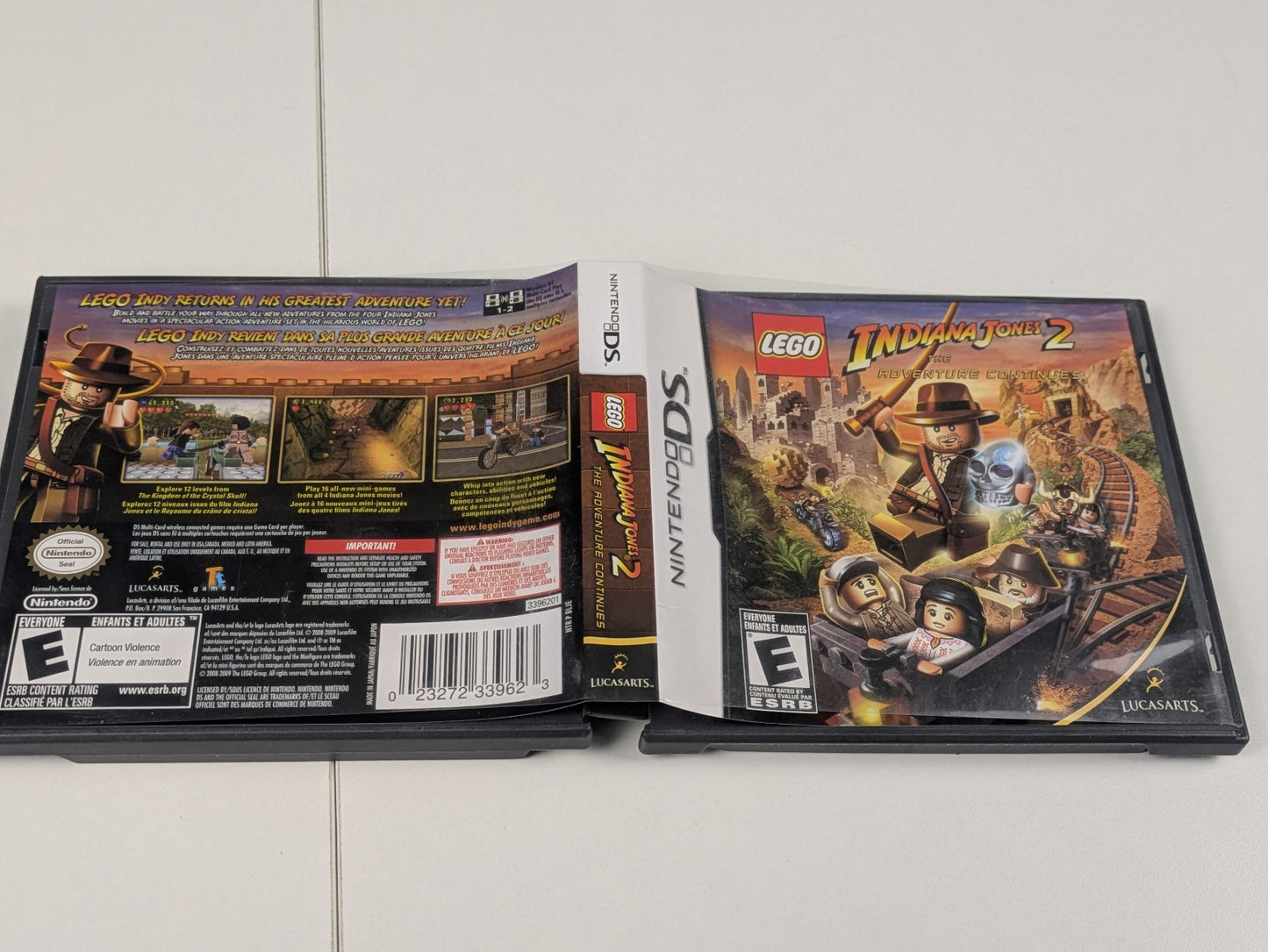 LEGO Indiana Jones 2: The Adventure Continues (Nintendo DS, 2009) CIB
