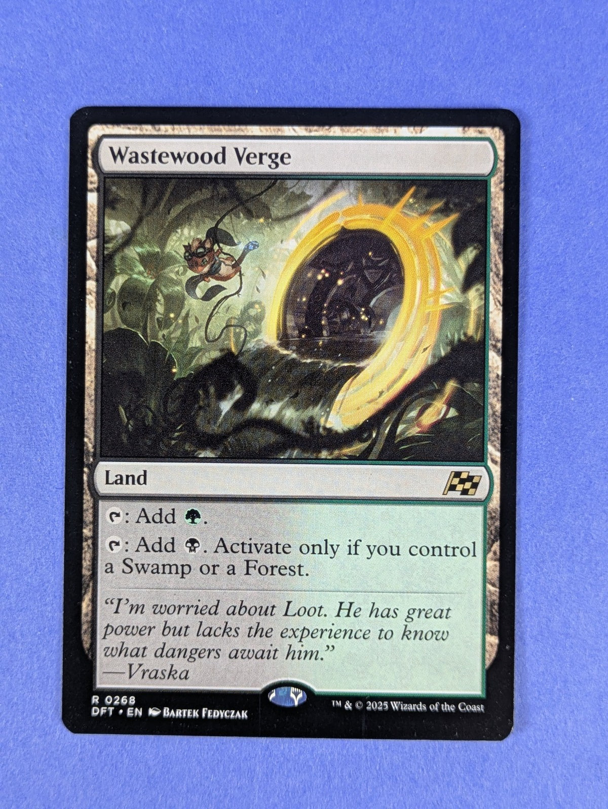 MTG Magic the Gathering: Aetherdrift: Wastewood Verge #0268 Rare - NM
