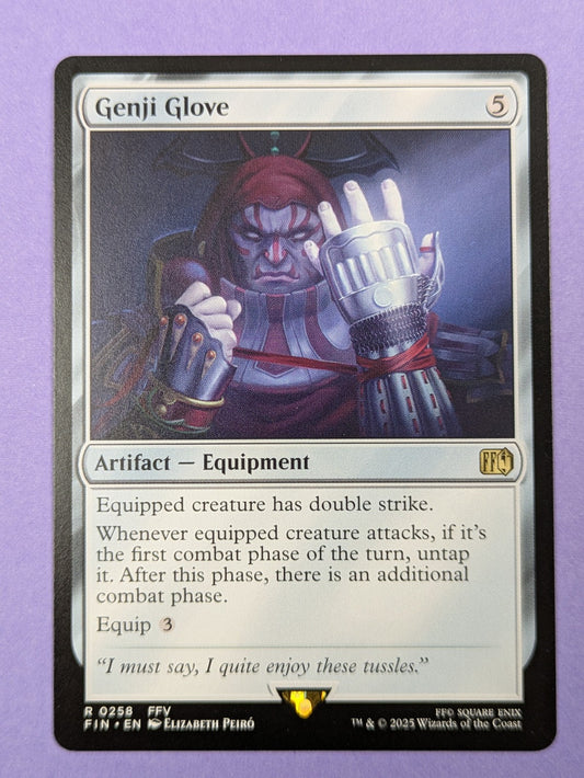 MTG Magic The Gathering: FINAL FANTASY: Genji Glove #0258 Rare - NM