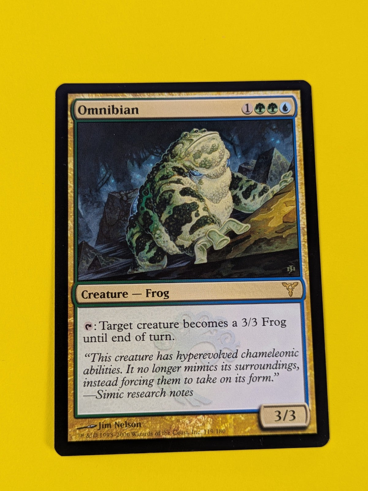 MTG Magic: Dissension: Omnibian #119/180 Rare - NM