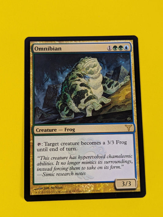 MTG Magic: Dissension: Omnibian #119/180 Rare - NM