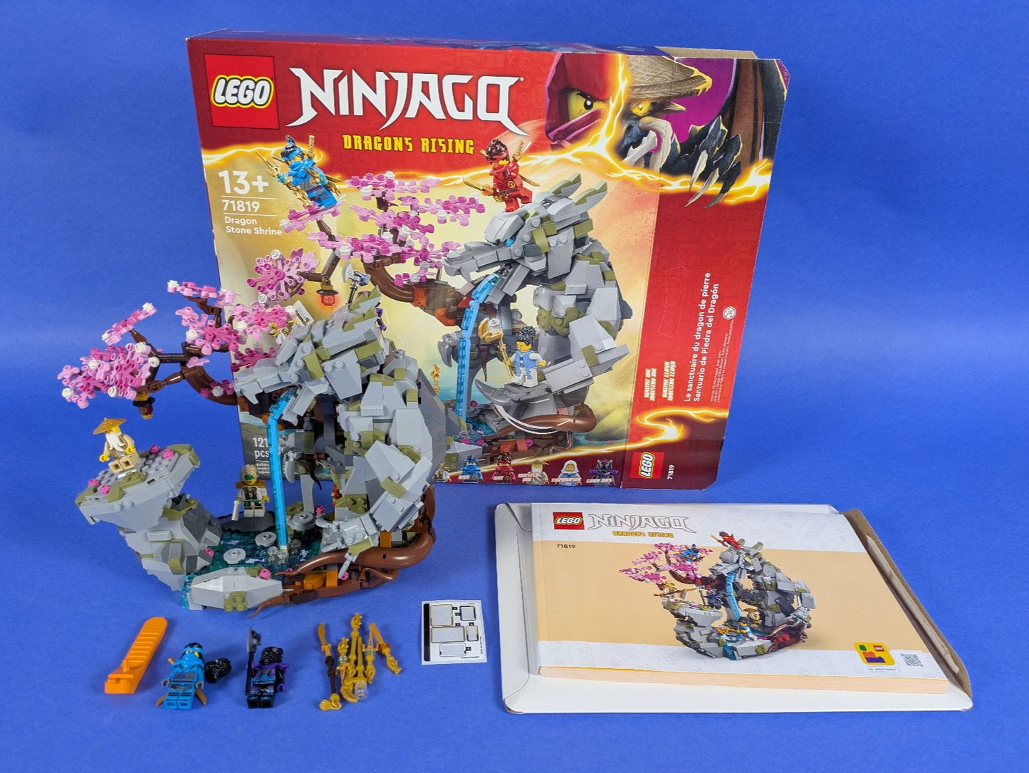 Lego NINJAGO: Dragon Stone Shrine Set 71819 Complete Set