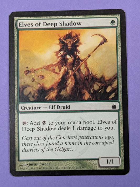 MTG Magic: Ravnica: City of Guilds: Elves of Deep Shadow Common #161/306 - LP