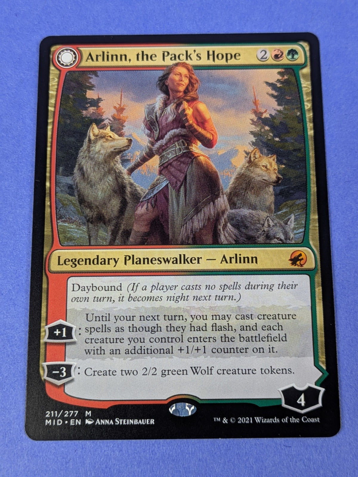 MTG: Innistrad: Arlinn, the Pack's Hope/Arlinn, the Moon's Fury #211/277 - NM