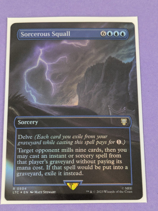 MTG: The Lord of the Rings: Sorcerous Squall Borderless Foil #0504 Rare - NM
