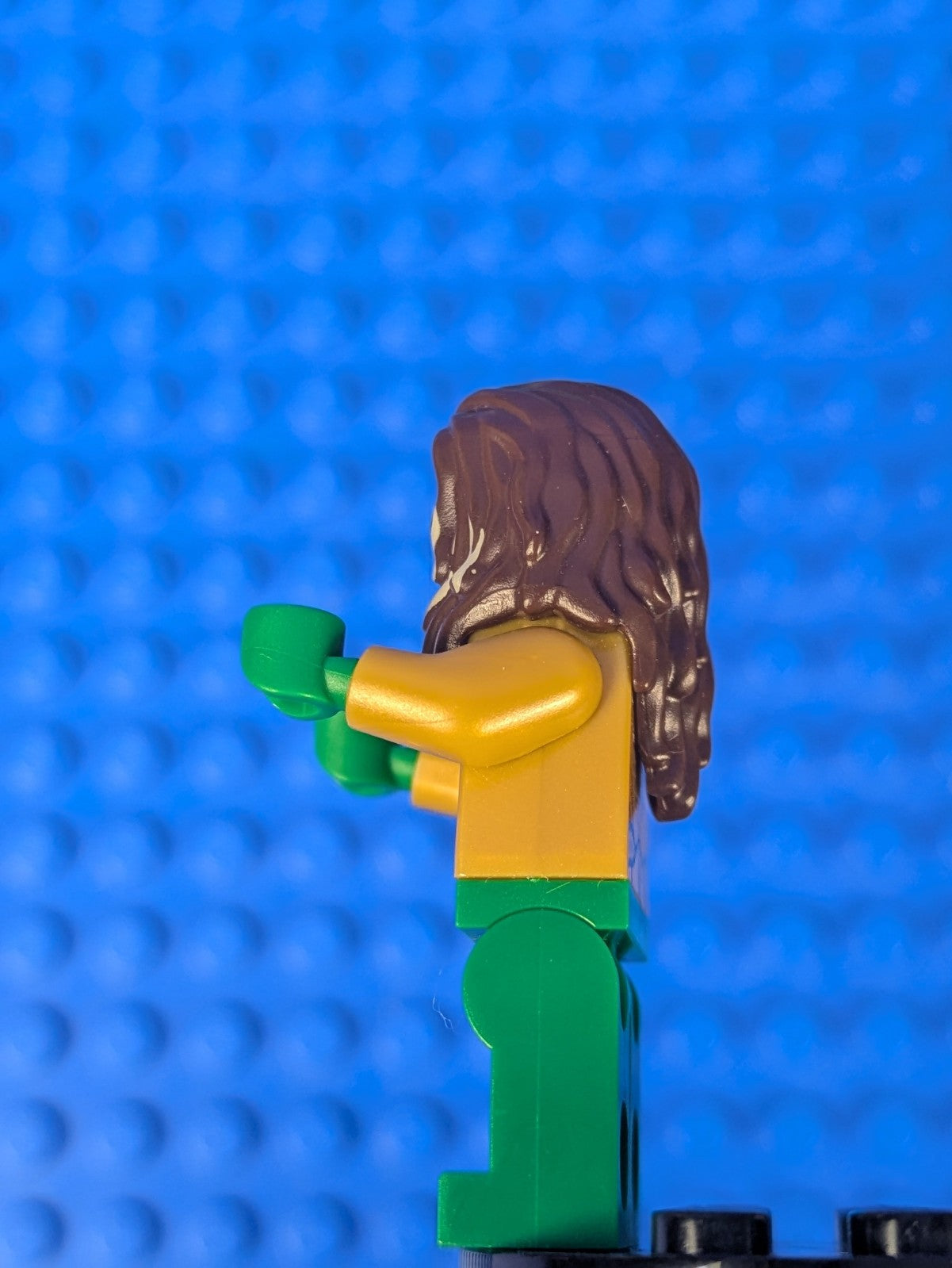 Lego Super Heroes: Aquaman - Dark Brown Long Hair sh0525 Set 76095