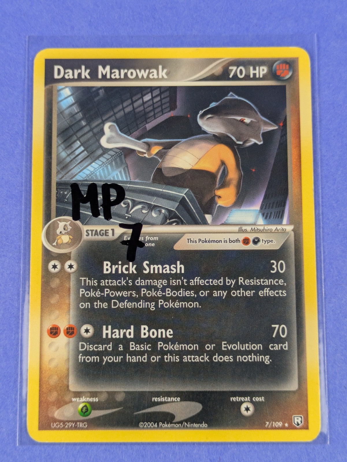 Dark Marowak - 7/109 - Rare Theme Deck Exclusive - Pokemon Card - MP