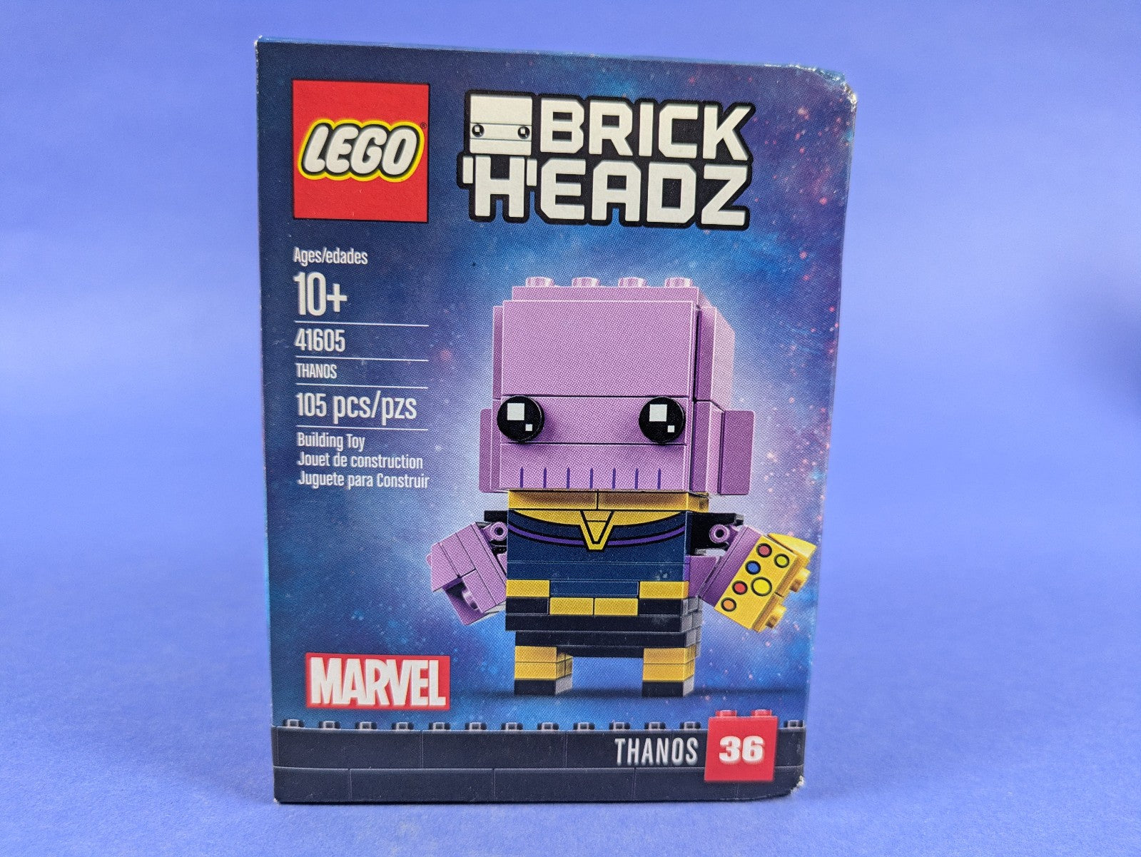 Lego BrickHeadz: Super Heroes: Avengers Infinity War: Thanos Set 41605 BRAND NEW