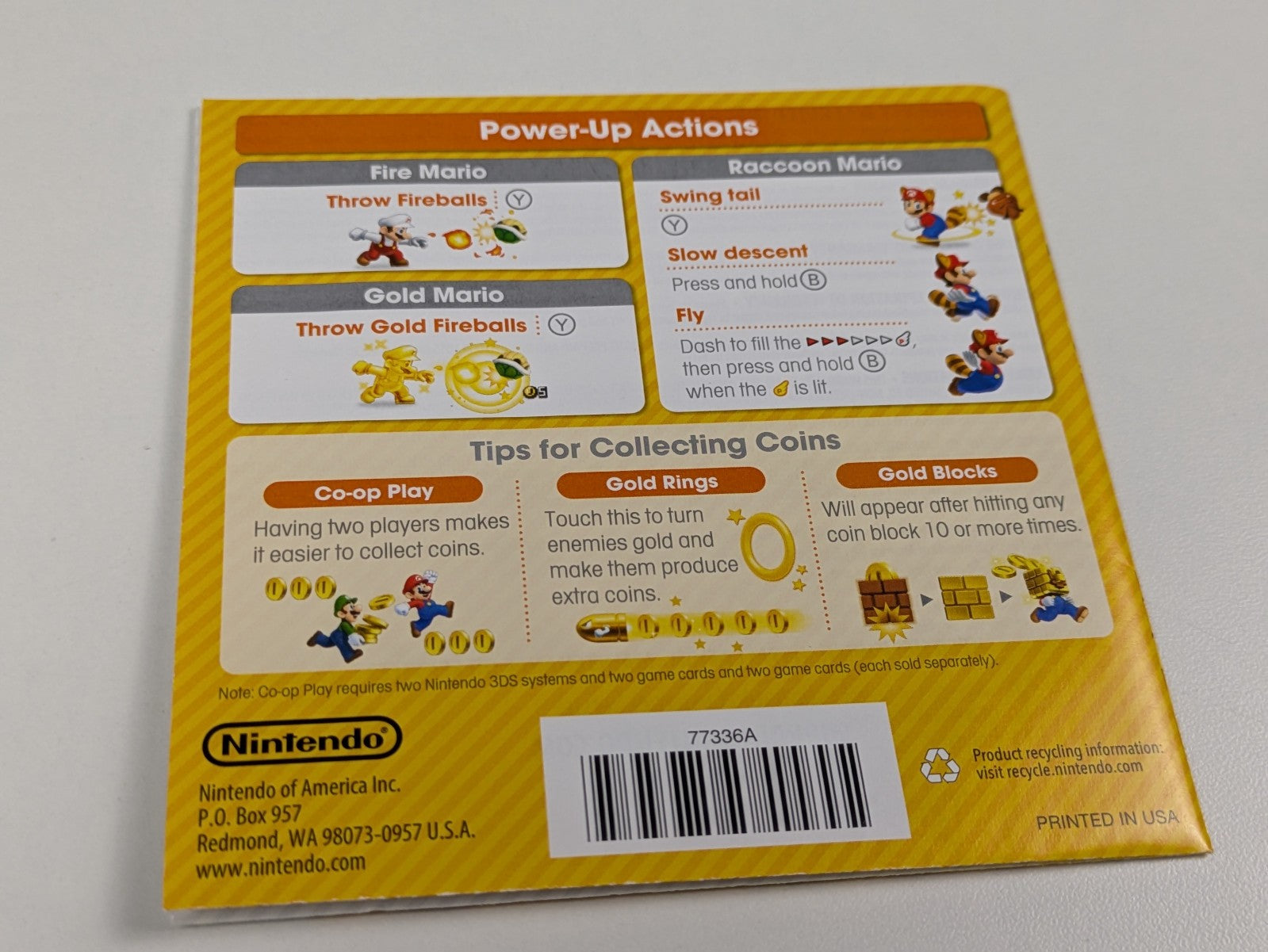 New Super Mario Bros. 2 (Nintendo 3DS, 2012) CIB