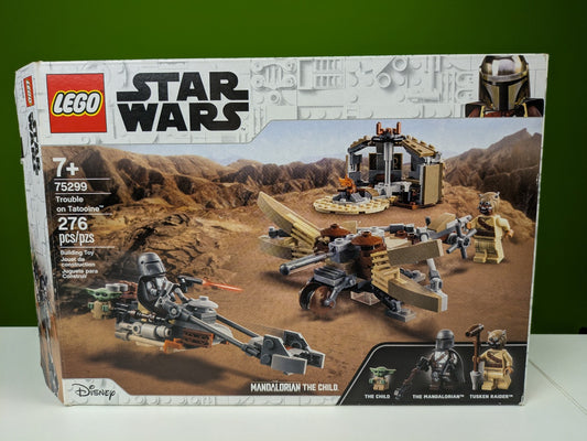 Lego Star Wars: The Mandalorian: Trouble on Tatooine Set 75299 - Complete Set