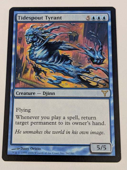 MTG Magic: Dissension: Tidespout Tyrant #34/180 Rare - NM