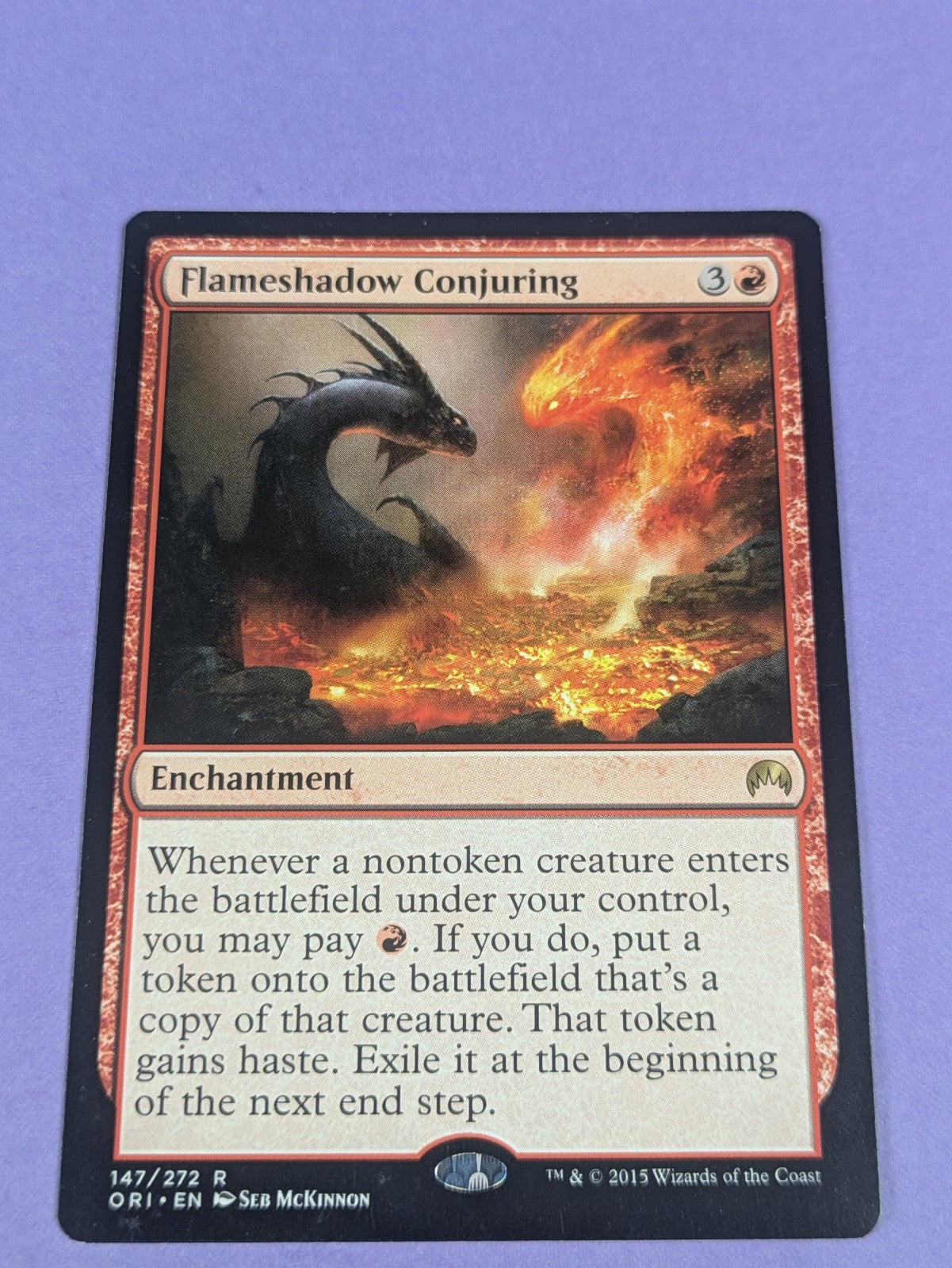 MTG Magic: Magic Origins: Flameshadow Conjuring #147/272 Rare - NM