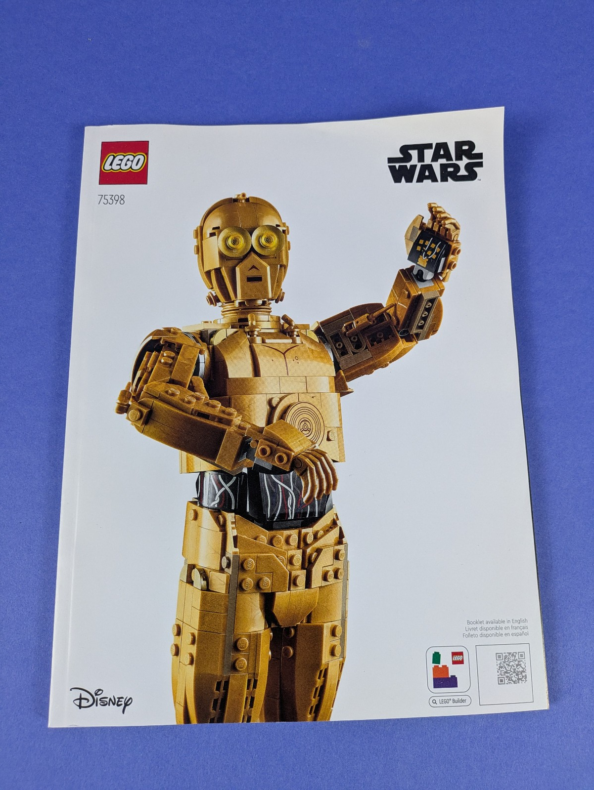 Lego Star Wars: Sculptures: C-3PO Set 75398 Complete Set