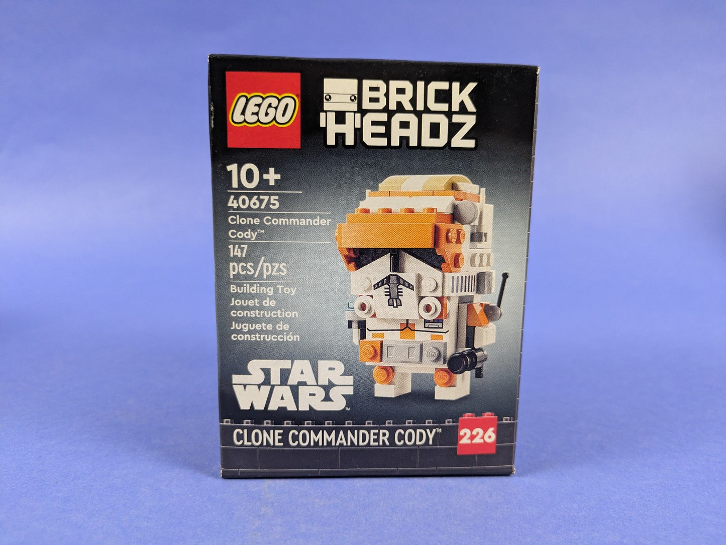 Lego BrickHeadz: Star Wars: Clone Commander Cody Set 40675 BRAND NEW