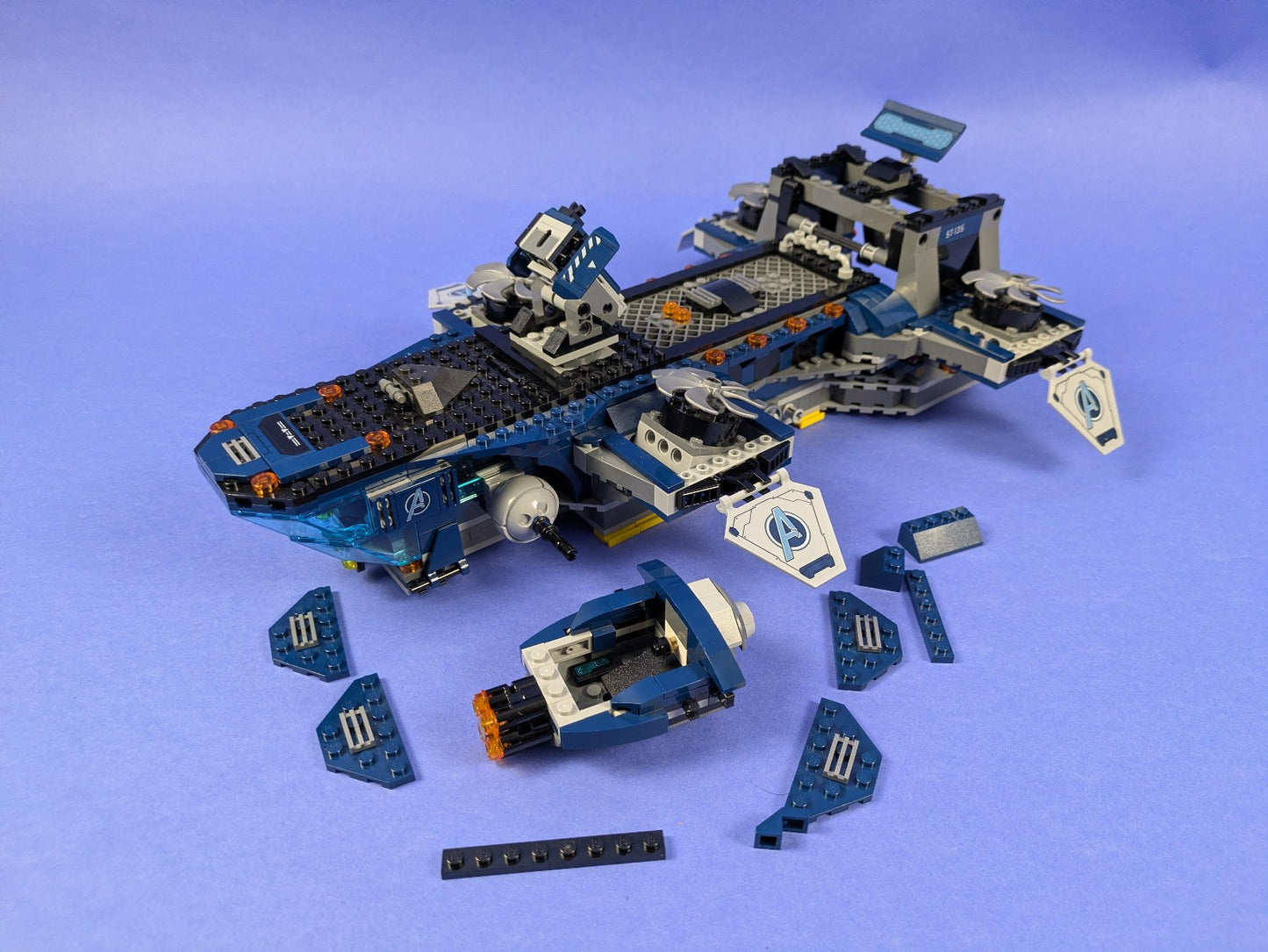 LEGO Super Heroes Avengers Helicarrier 76153 Incomplete Set Pre-Owned