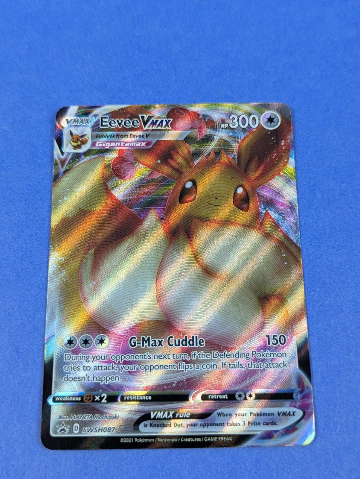 Eevee VMAX - SWSH087 - Full Art Promo Sword & Shield Promos - Pokemon - NM
