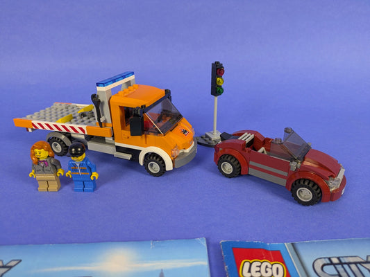 Lego Town: City: Wrecker: Flatbed Truck 60017 - Complete w/ Instructions