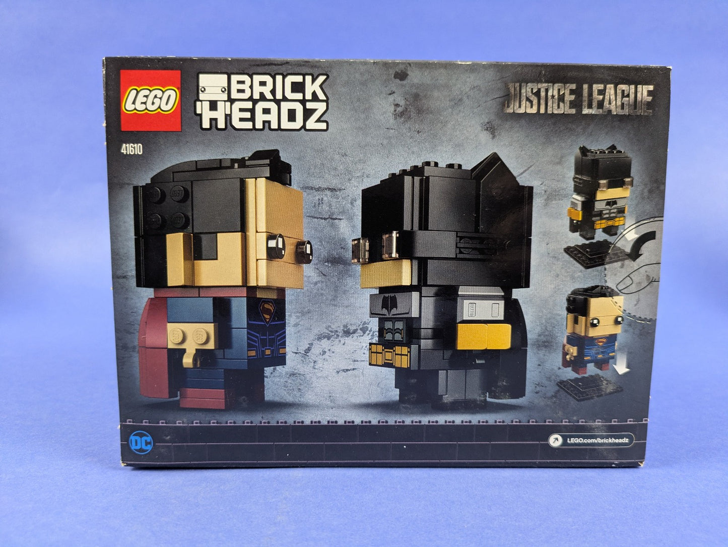 Lego BrickHeadz: Super Heroes: Tactical Batman & Superman Set 41610 BRAND NEW