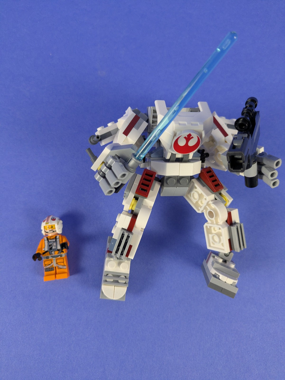 Lego Star Wars: Luke Skywalker X-Wing Mech Set 75390 Complete Set