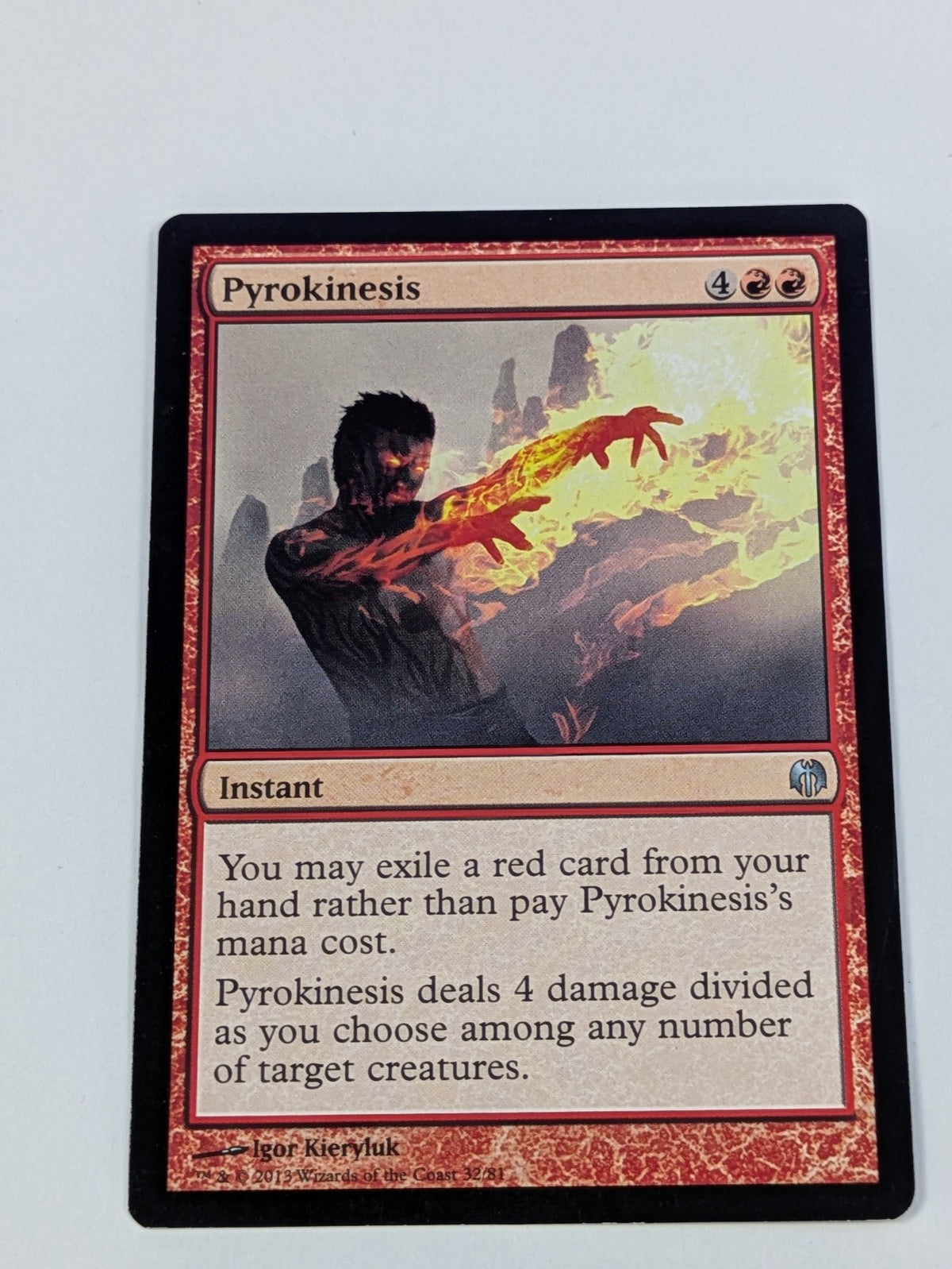 MTG Magic: Duel Decks: Heroes vs. Monsters: Pyrokinesis #32/81 Uncommon - LP