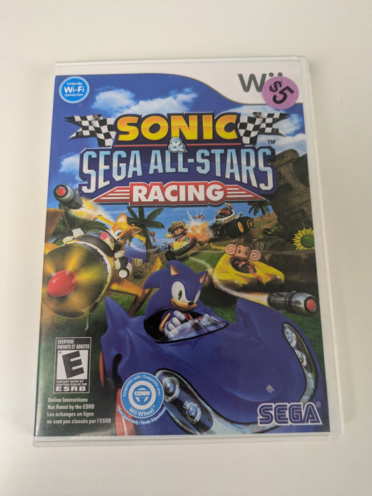 Sonic & Sega All-Stars Racing (Nintendo Wii, 2010) CIB