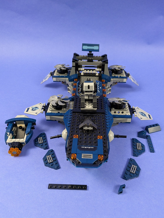 LEGO Super Heroes Avengers Helicarrier 76153 Incomplete Set Pre-Owned