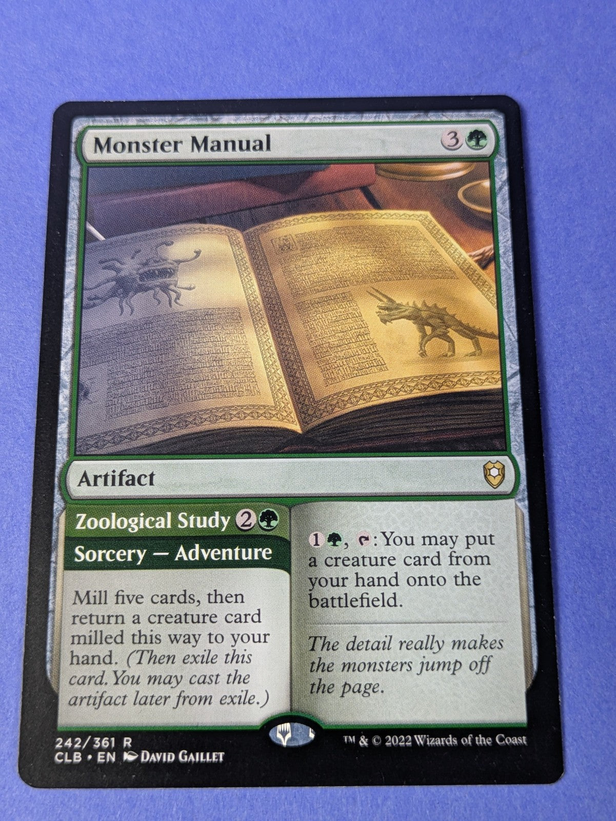 MTG Magic: Commander Legends: Monster Manual #242/361 Rare - NM