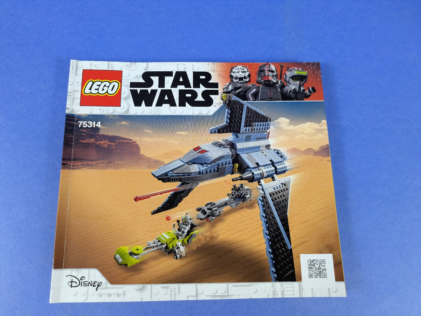 Lego Star Wars: The Bad Batch Attack Shuttle Set 75314 Complete Set
