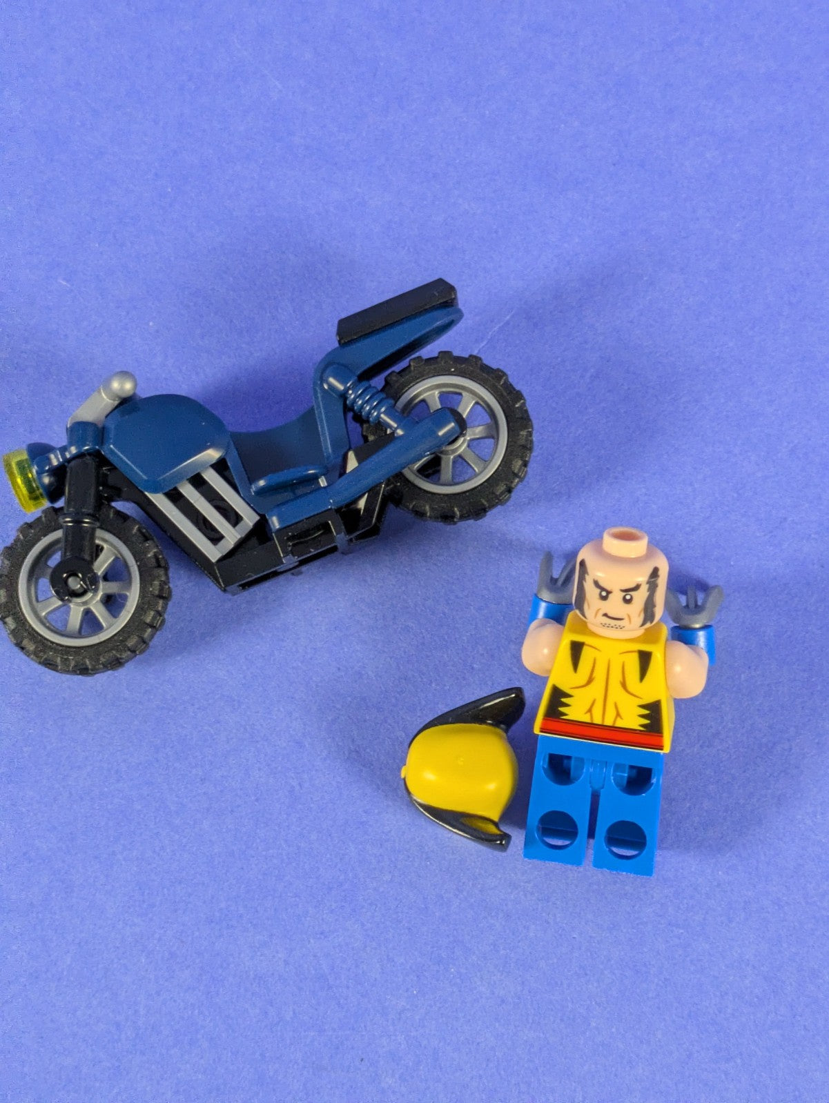Lego Super Heroes: X-Men: Wolverine - Hair Blue Hands sh0989 Set 76294