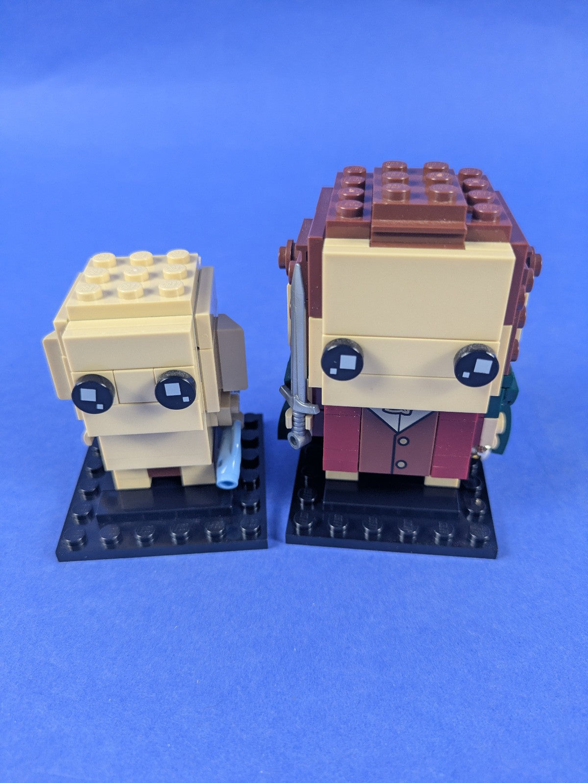 LEGO BrickHeadz The Lord of the Rings Frodo & Gollum 40630 Complete Pre-Owned