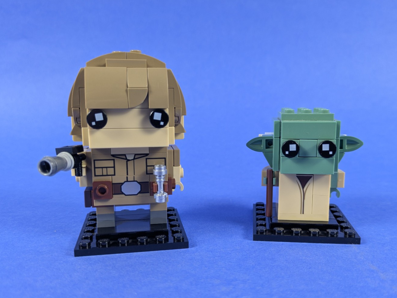 Lego BrickHeadz: Star Wars: Luke Skywalker & Yoda Set 41627 Complete Set