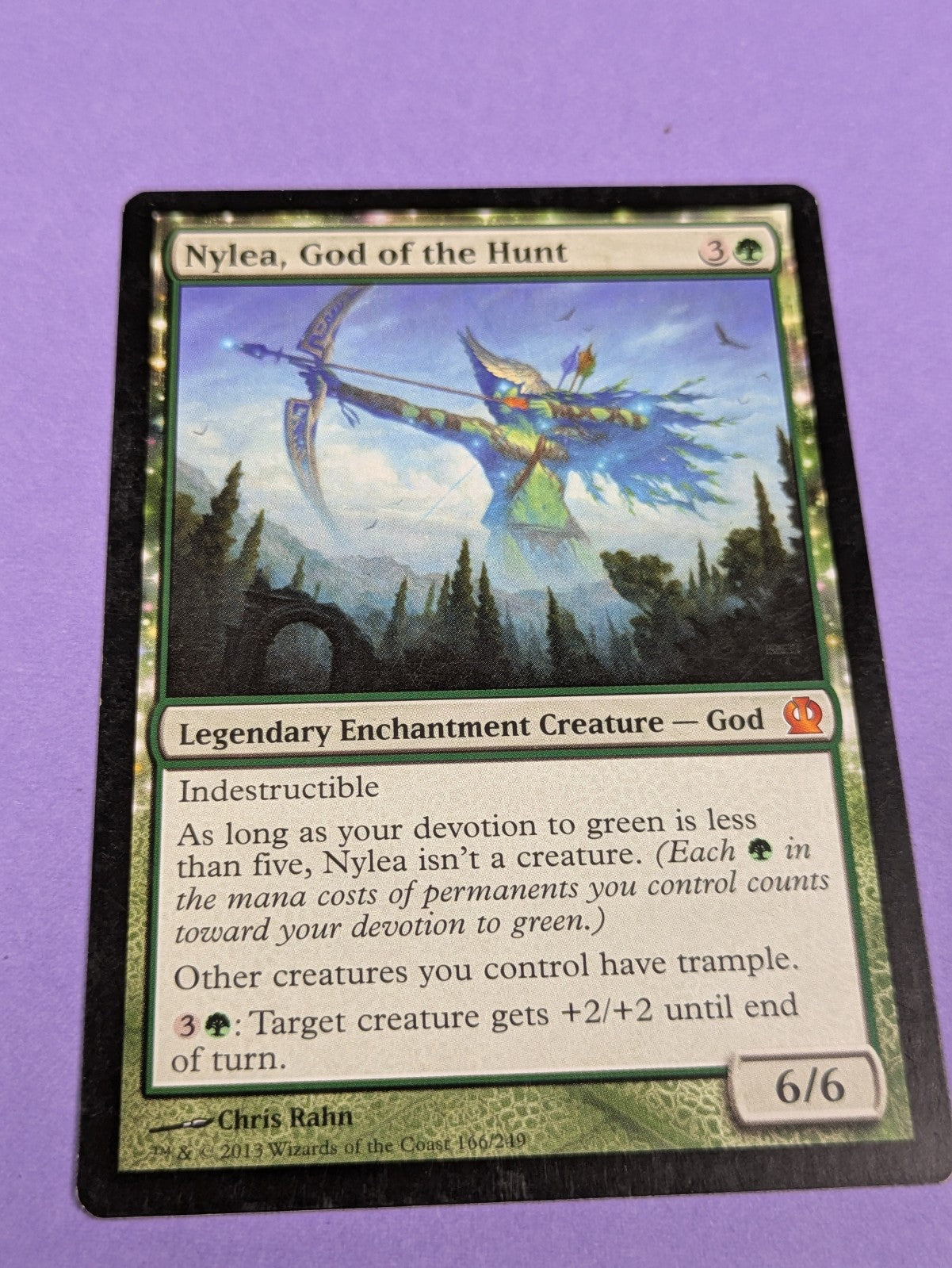 MTG Magic: Theros: Nylea, God of the Hunt #166/249 Mythic - LP