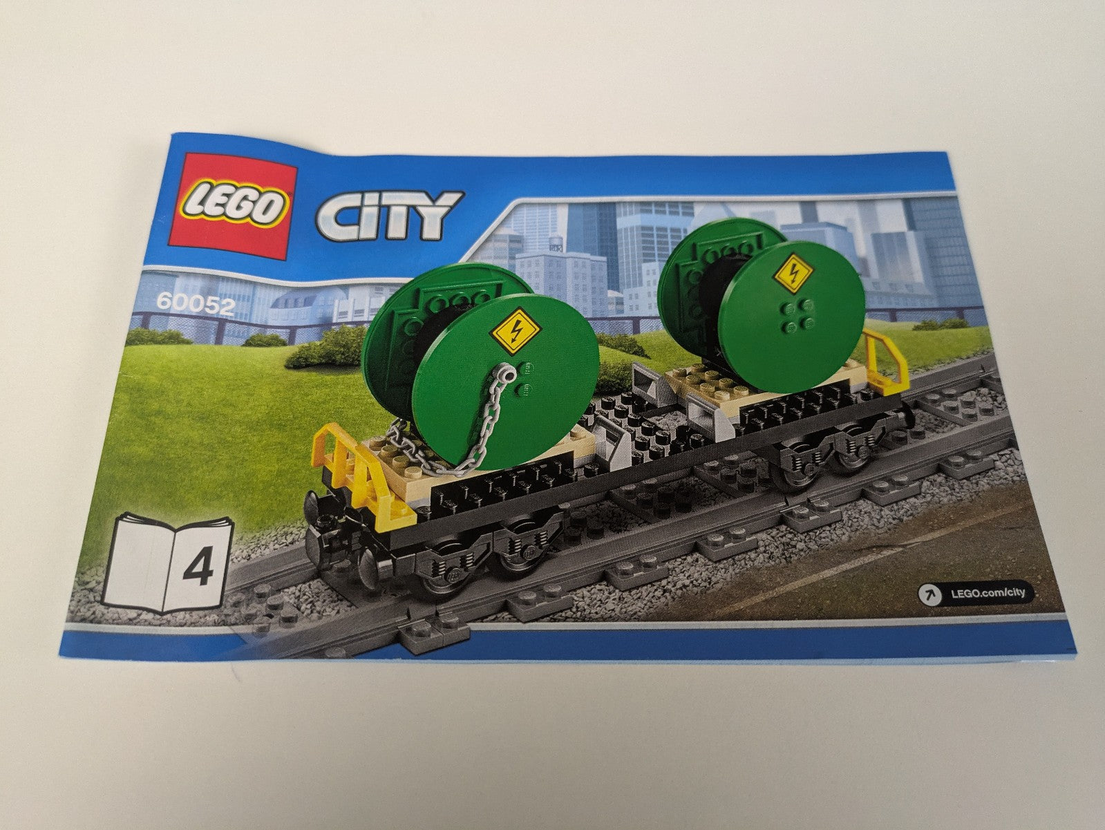 Lego City: Train: RC Train: Cargo Train Set 60052 - Complete Set