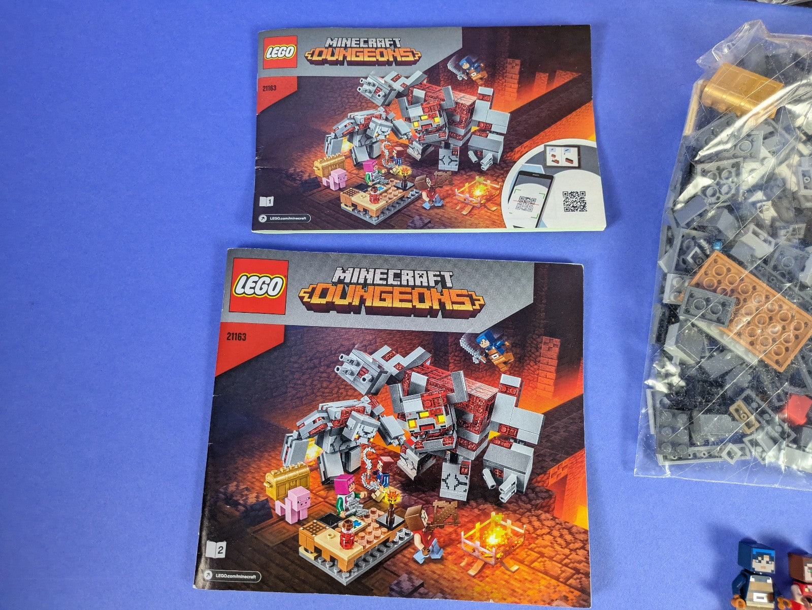 Lego Minecraft: Minecraft Dungeons: The Redstone Battle Set 21163 Complete Set