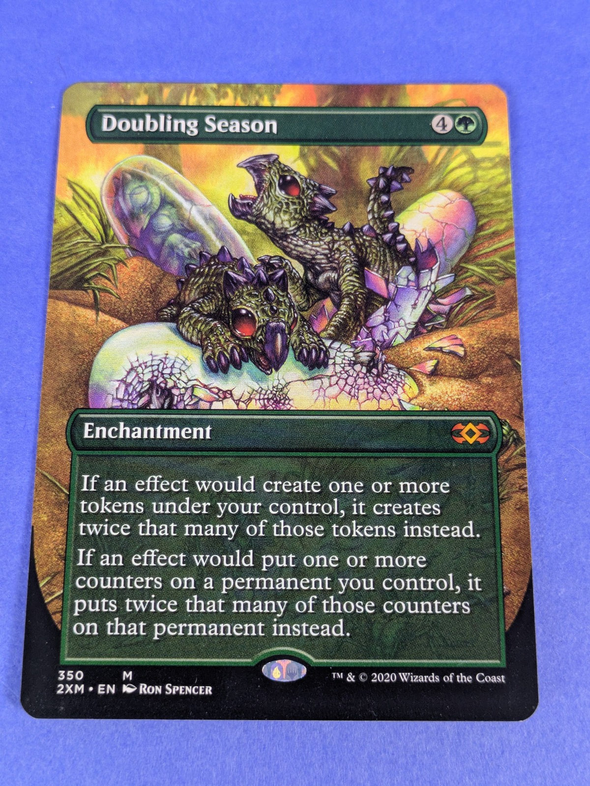 MTG Magic: Double Masters: Alternate Art: Doubling Season #350 Mythic - NM