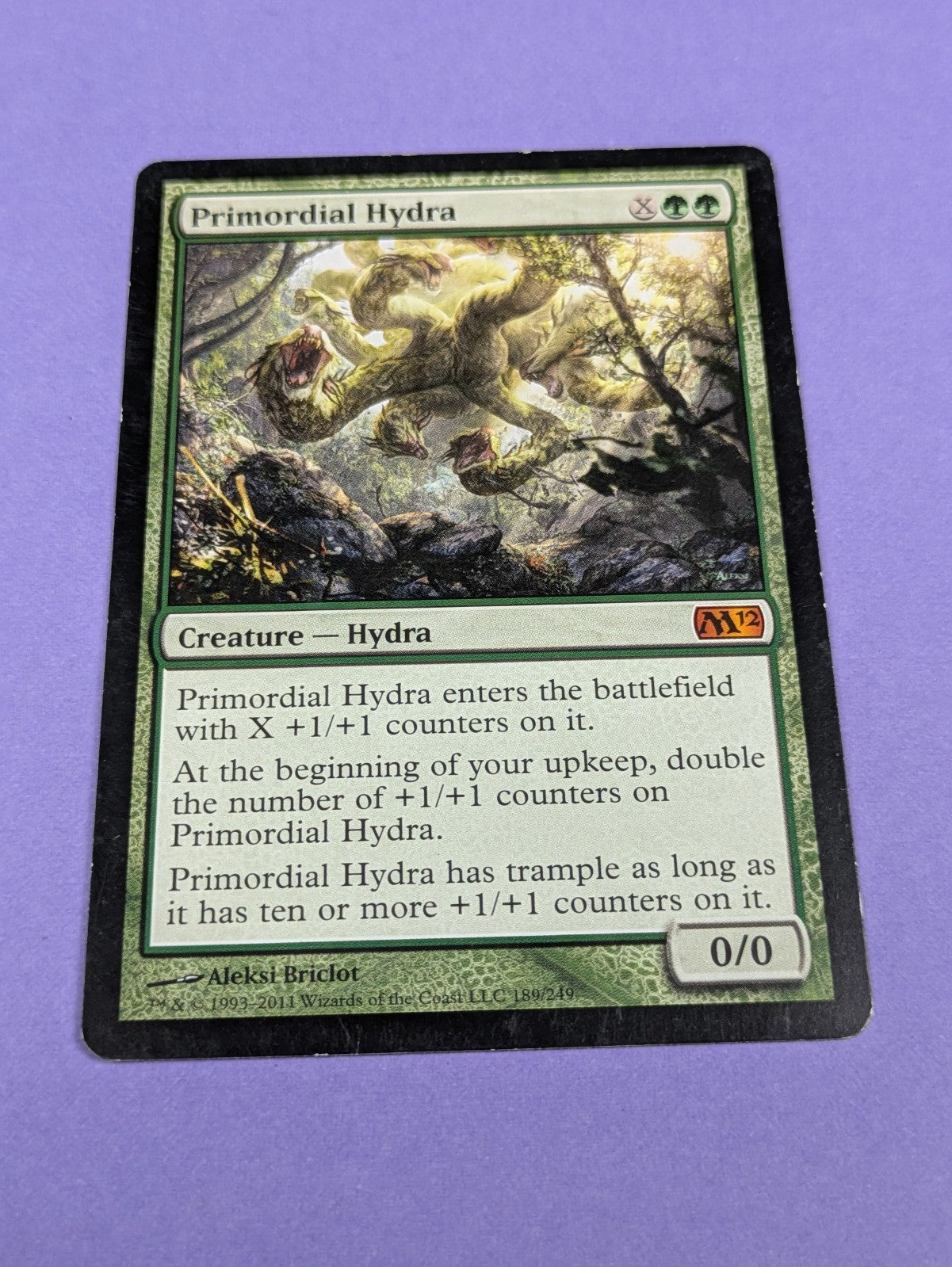 MTG Magic: Magic 2012: Primordial Hydra #189/249 Mythic - LP
