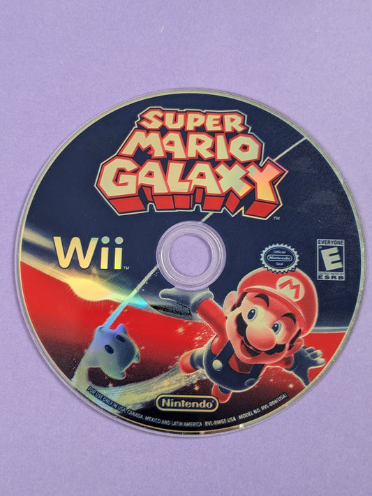 Nintendo Wii Video Game: Super Mario Galaxy (Nintendo Wii, 2007) Disc Only