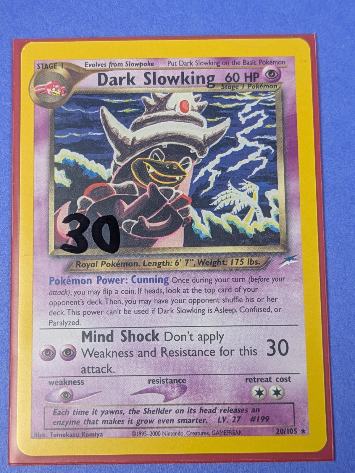 Dark Slowking - 20/105 - Rare Unlimited Neo Destiny - Pokemon - NM