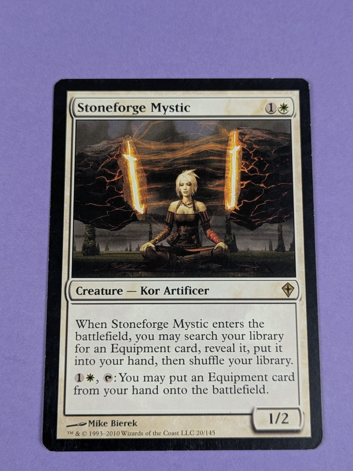 MTG Magic: Worldwake: Stoneforge Mystic #20/145 Rare - LP