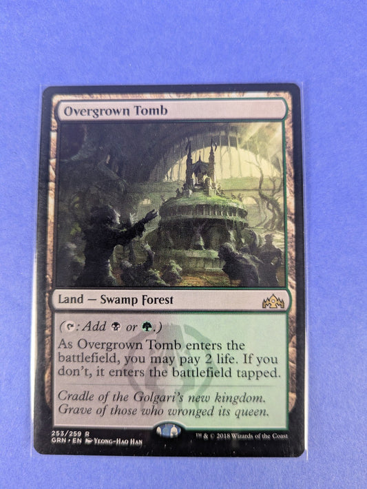 MTG Magic the Gathering: Guilds of Ravnica: Overgrown Tomb #253/259 Rare - LP