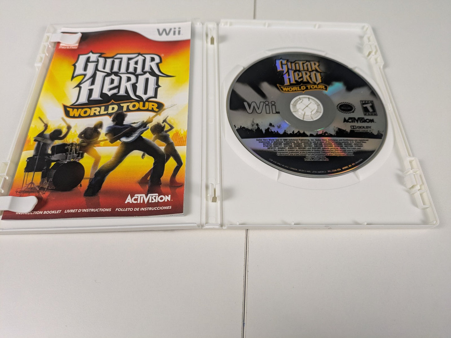 Guitar Hero World Tour (Nintendo Wii, 2008) CIB