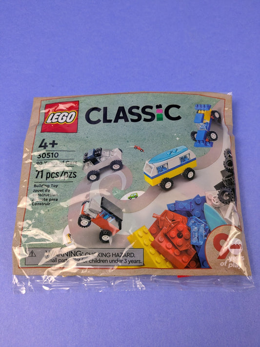 LEGO Classic 90 Years of Cars Polybag 30510