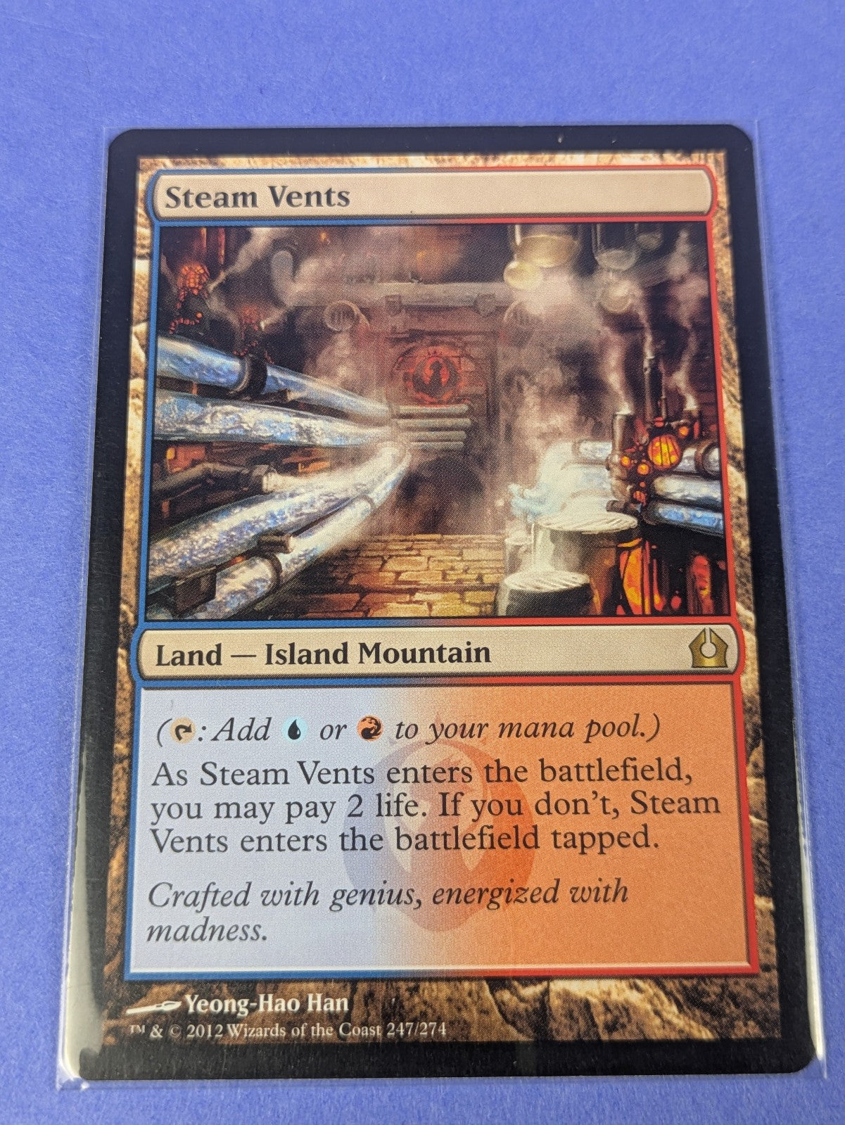 MTG Magic: Return to Ravnica: Steam Vents #247/274 Rare - NM